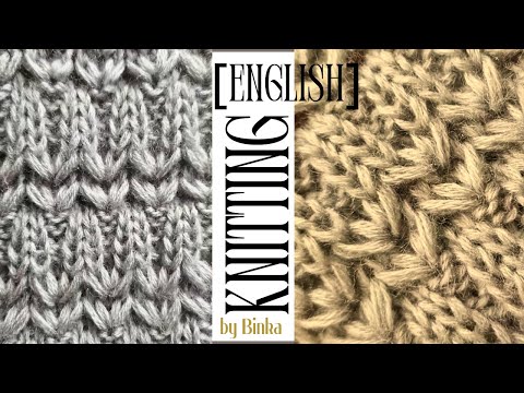 [English] Volume and style. A trendy knitting pattern. How to knit.