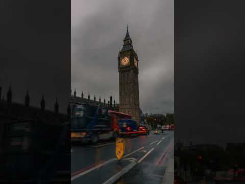 Elizabeth's Tower (aka Big Ben) Hyperlapse in London