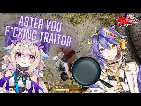 Aster kills Enna with a frying pan (ASTER AND ENNA POV) - KZHCUP PUBG  [💫aster arcadia]