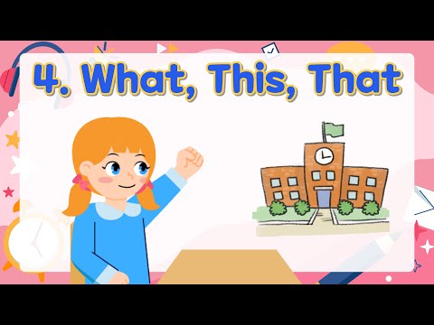 4. What, This, That | Basic English Grammar for Kids | Grammar Tips