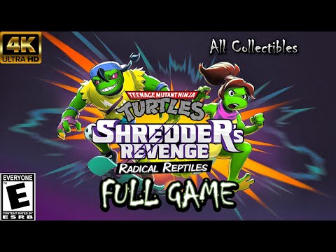 TMNT: Shredder's Revenge - 100% Full Playthrough (2P Story Mode, Radical Reptiles, All Collectibles)