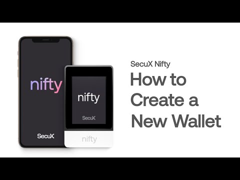 SecuX Nifty - How To Create an NFT Wallet For Beginners