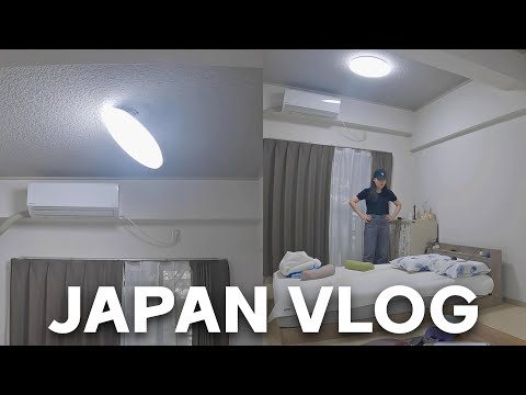 🛏 침대를 옮길 수밖에 없던 일본 Vlog [떨어진 전등⎮피자⎮공복유산소⎮추석 없는 일본⎮비싼 외식]