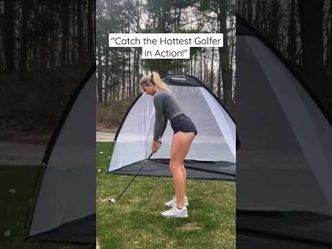 "Catch the Hottest Golfer in Action!" #golfgirl