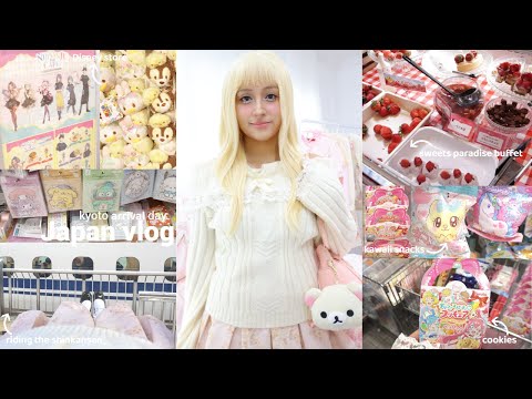 🌸Living Doll in Japan Episode 5🍡 Kyoto, shinkansen, sweets paradise, kimonos, sanrio, disney store