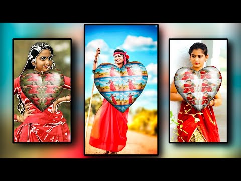 3D heart animation video editing tutorial//alightmotion video editing tutorial Kannada☝😍