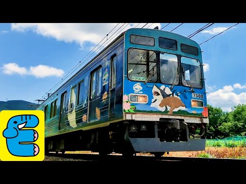 Chichibu Railway Wrapped Trains, Freight Trains, Local Trains, Express Trains, Passing [Eng Subs]