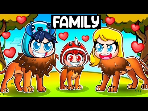 Having a LION FAMILY In Roblox!