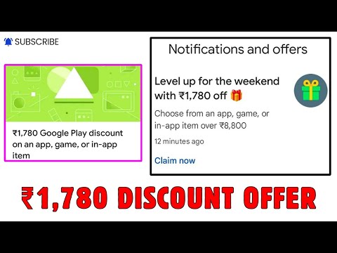 Level Up For The Weekend With ₹1780 Off 🎁 | Play Store ₹1780 Discount | Play Store ₹1780 Offer