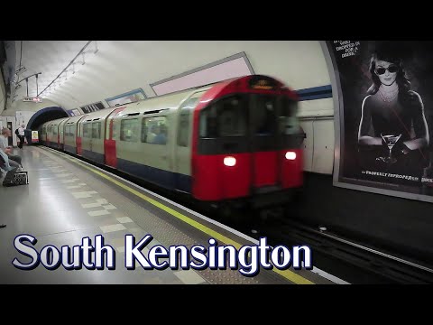 Piccadilly Line Trains at South Kensington | London Underground