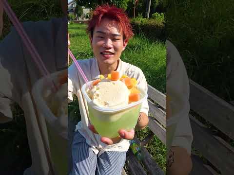 真夏に外で食べる手作りクリームソーダが美味すぎたww