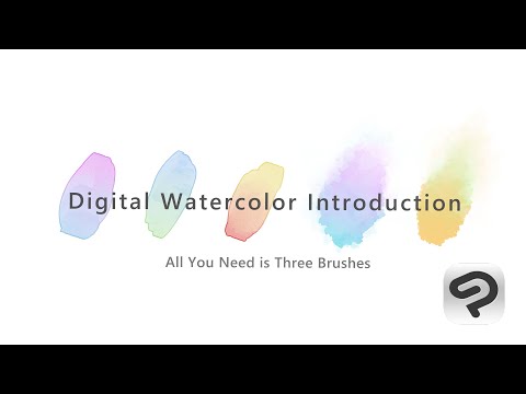 Digital Watercolor Basics | All you need is only 3 Brushes |  Clip Studio Paint