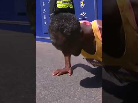 Sisay Lemma of Ethiopia wins 2024 Boston Marathon after a strong early attack