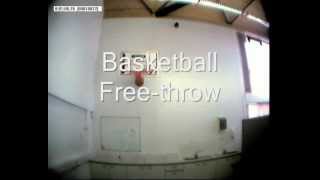 Quiet eye in basketball free throw