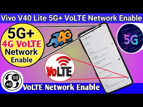 Vivo V40 Lite 5g+ Volte Network enable