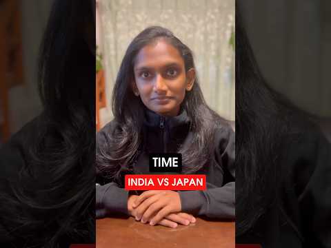 Time: India vs Japan #taraandharu #indianinjapan #couple #shorts #comedy