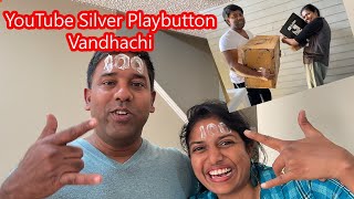 Youtube Parcel~ Unboxing Siver Play button with Celebration and Outing / Family Traveler VLOGS 2022