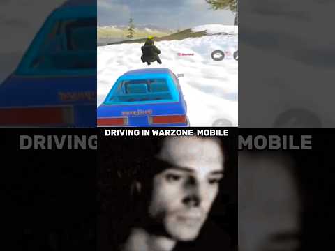 DRIVING IN CODM VS WARZONE MOBILE #callofduty #shorts #warzonemobile