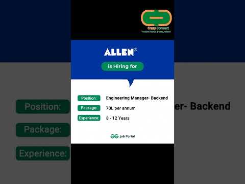 Allen is hiring for Engineering Manager - Backend