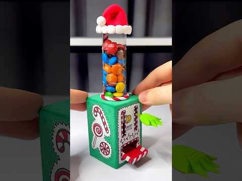 DIY Working Grinch Candy Machine with Paper | Paper Craft Ideas #shorts #papercraft