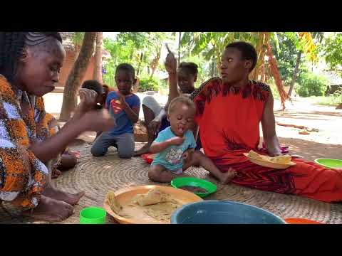 In This Most Beautiful African Village,a Young African Mom Works On Her Daily Routine Beautifully