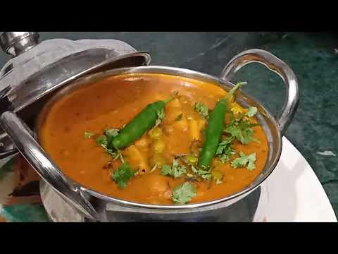 ढाबा  स्टाइल आलू मटर की सब्जी alloo matar  Curry recipe @in hindi