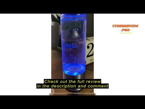 Review ionBottles® - Original Rechargeable Portable Glass Hydrogen Water Generator Bottle with PEM a