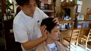 匠の技術「顔ほぐし」でむくみスッキリ、雑司が谷の閑静な住宅街の中にあるヘアサロン「Hair Salon WEED」でシャンプー、シェービング、マッサージ、顔ほぐし、耳かき