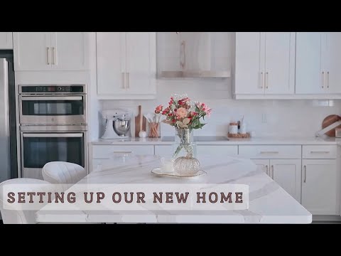 Setting Up Our New Home | Great Amazon Home Finds | KITCHEN DECORATE WITH ME [SUB]