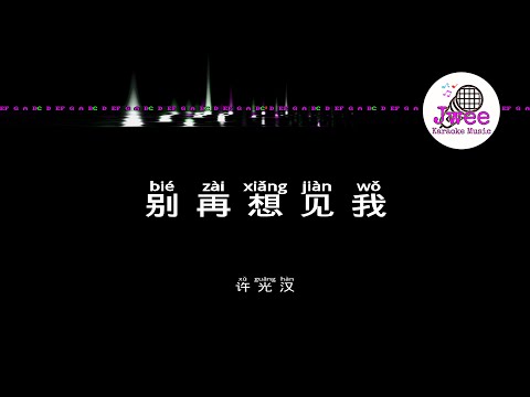 许光汉 《别再想见我》 Pinyin Karaoke Version Instrumental Music 拼音卡拉OK伴奏 KTV with Pinyin Lyrics 4k