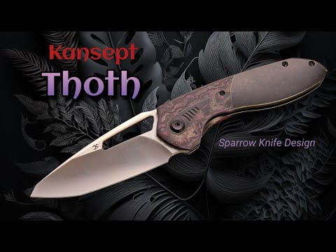 Kansept Thoth: NEW Clip Point Tanto Folder by Sparrow Knife!