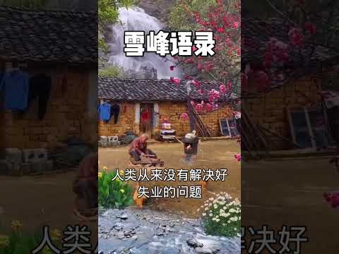 【雪峰语录】 人类从来没有解决好国与国之间的争斗争战问题，生命禅院完美地解决了。#生命禅院 #第二家园 #雪峰#F币