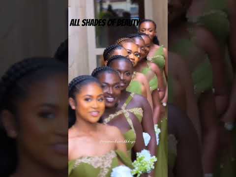 Beautiful ladies #shotsvideo #nigerianwedding #beautiful #wedding #bridesmaid #love #viralvideo