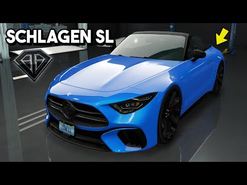 GTA 5 Online - Benefactor Schlagen SL (Mercedes-AMG GT Roadster) DLC Vehicle Customization