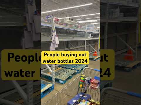 Water Bottles Selling Out Oct 2024  Floods, Dock Worker Strikes War in Middle East and Elections