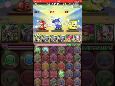 「パズドラ」ウェルドール 劉備×カエデ