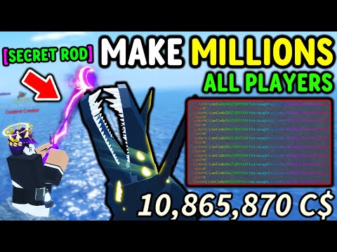 Get This SECRET ROD To MAKE MILLIONS FAST For ALL PLAYERS in Roblox Fisch..