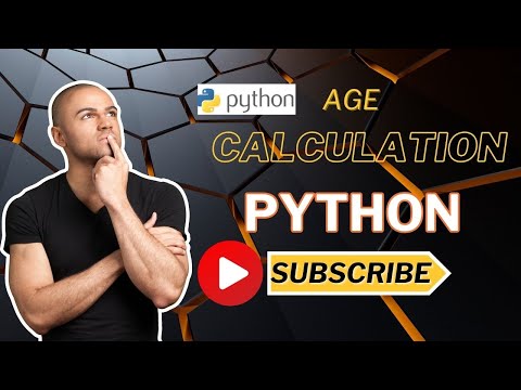 How to  calculate AGE using Python Programming Language #pythonprogramming