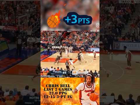 @SyracuseOrange  #chrisbell Can Stroke it From 3…See Last 2 Games