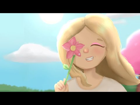 Flower girl 🌷💕-art speedpaint/timelapse