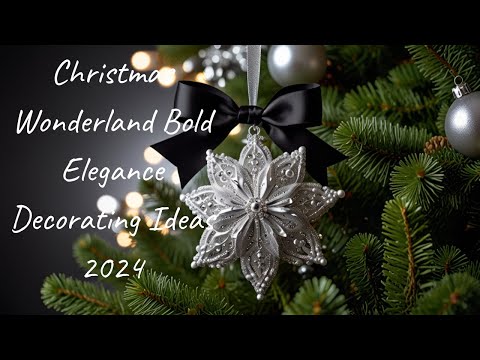 Christmas Wonderland: Bold Elegance Decorating Ideas 2024 | Holiday Magic