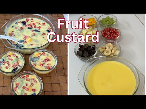 Fruit Custard | Fruit Custard Recipe in Tamil | ப்ரூட் கஸ்டர்டு | பழமே சாப்பிடதாவங்க கூட