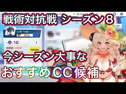 【ブルアカ】戦術対抗戦 シーズン8 今シーズンのCC候補解説 ずんだもん音声字幕解説 biimシステム 【ブルーアーカイブ】#ブルアカ