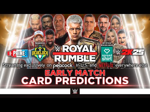 WWE Royal Rumble 2025 - Early Card