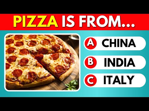 Guess the Country by its Food 🍕🌮 | Country Quiz