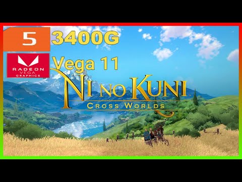 Ni no Kuni: Cross Worlds | Ryzen 5 3400G Vega 11 2x8 (2666MHz) 16GB RAM