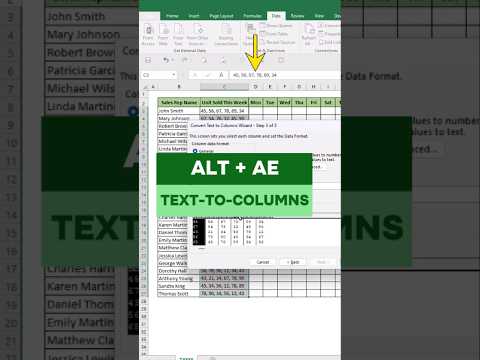 Separating Text into Columns Changed My Workflow Forever #shorts #exceltips #exceltricks