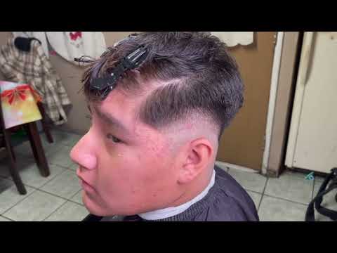 Barber teaches me how to fade