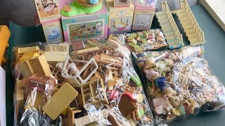 Unboxing huge Sylvanian Families box 📦 [ ASMR ]