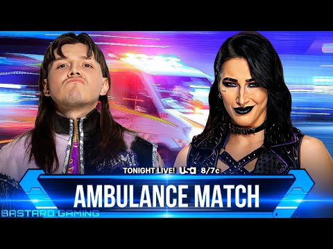 WWE 2K24 | Dominik Mysterio VS Rhea Ripley - Ambulance Match | Royal Rumble